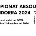 Campionat Absolut d’Andorra 2024 – Bases